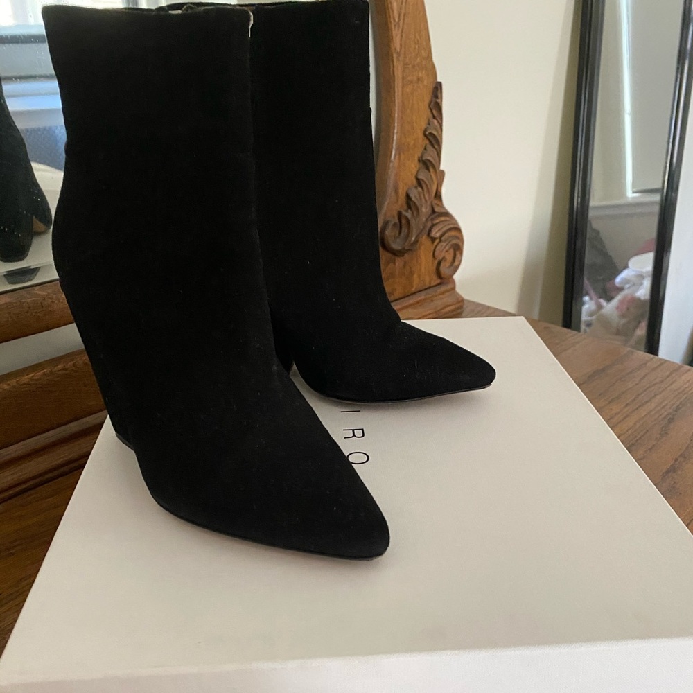 Iro Black Suede Bootie! Beautiful and in box!